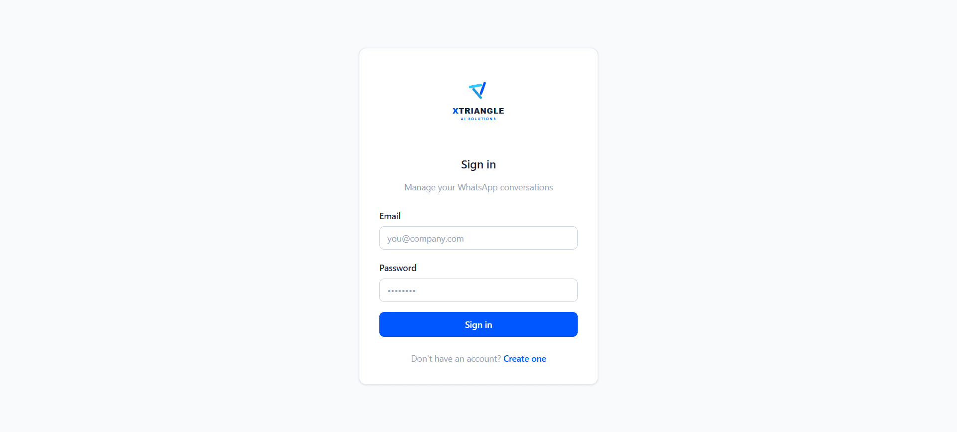 XTRIANGLE AI CRM AI agent replies